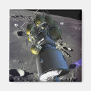 Search for new moon magnets Space