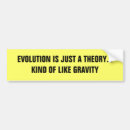 Search for theory of evolution bumper stickers God