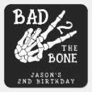 Search for skeleton bones stickers Black and white