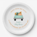 Search for twin baby shower plates Rustic