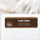 Search for glitter snowflake return address labels Modern