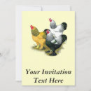 Search for fowl invitations Rooster