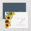 Search for sunflower wedding thank you cards Country
