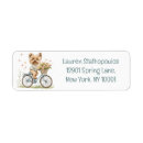 Search for flower basket return address labels Bicycle