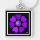 Search for purple heart key rings Valentine