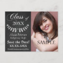 Search for photo graduation save the dates Chalkboard