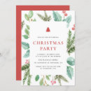 Search for foliage christmas invitations Holly