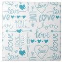 Search for love 15cm tiles Modern