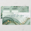 Search for salon business gift certificates Logo