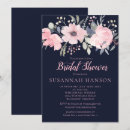 Search for blush floral bridal shower invitations Bride to be