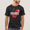 Search for i tolerate you tshirts Candy