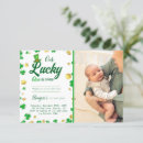 Search for cute shamrock invitations St patrick