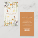Search for cream colored business cards Floral
