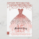 Search for coral quinceanera invitations Glitter