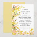 Search for modern memorial service invitations In loving memory