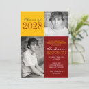 Search for maroon graduation invitations Gold