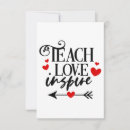 Search for teacher love cards Teach love inspire