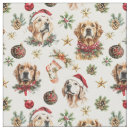 Search for christmas dog fabric Cute