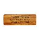 Search for wood look return address labels Modern
