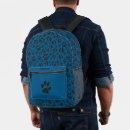 Search for paw print backpacks Black white