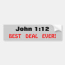 Search for john bumper stickers New testament