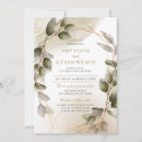 Search for green watercolor wedding invitations Elegant