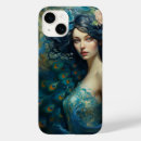 Search for beautiful woman iphone cases Blue