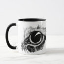 Search for black and white cat art mugs Illustration