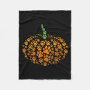 Search for paw print blankets Pumpkin