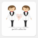 Search for two grooms stickers Bride