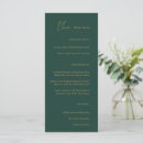 Search for emerald green menus Simple