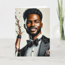 Search for stylish birthday cards Black and gold