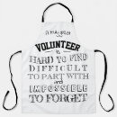 Search for volunteer aprons Typography