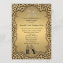 Search for 76th birthday invitations Gold