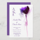 Search for tulip wedding invitations Violet