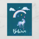 Search for unicorn for kids cards Watercolor