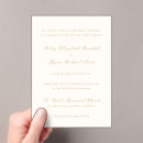 Search for elegant ivory wedding invitations Modern