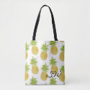 Search for pineapple tote bags Initials