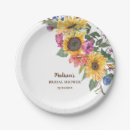 Search for rustic bridal shower plates Floral