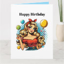 Search for text birthday cards Retro