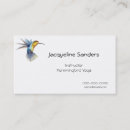 Search for hummingbird business cards Simple