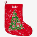 Search for siberian husky christmas stockings Huskies