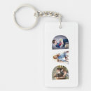 Search for letter design key rings Dad
