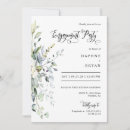 Search for burgundy engagement party invitations Greenery