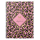 Search for leopard print notebooks Girly