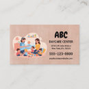 Search for daycare business cards Boho