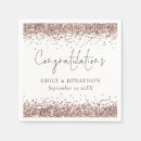 Search for rose gold wedding napkins Date