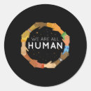 Search for racial equality stickers Human