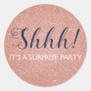 Search for surprise birthday party stickers 30th