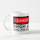 Search for high voltage mugs Warning